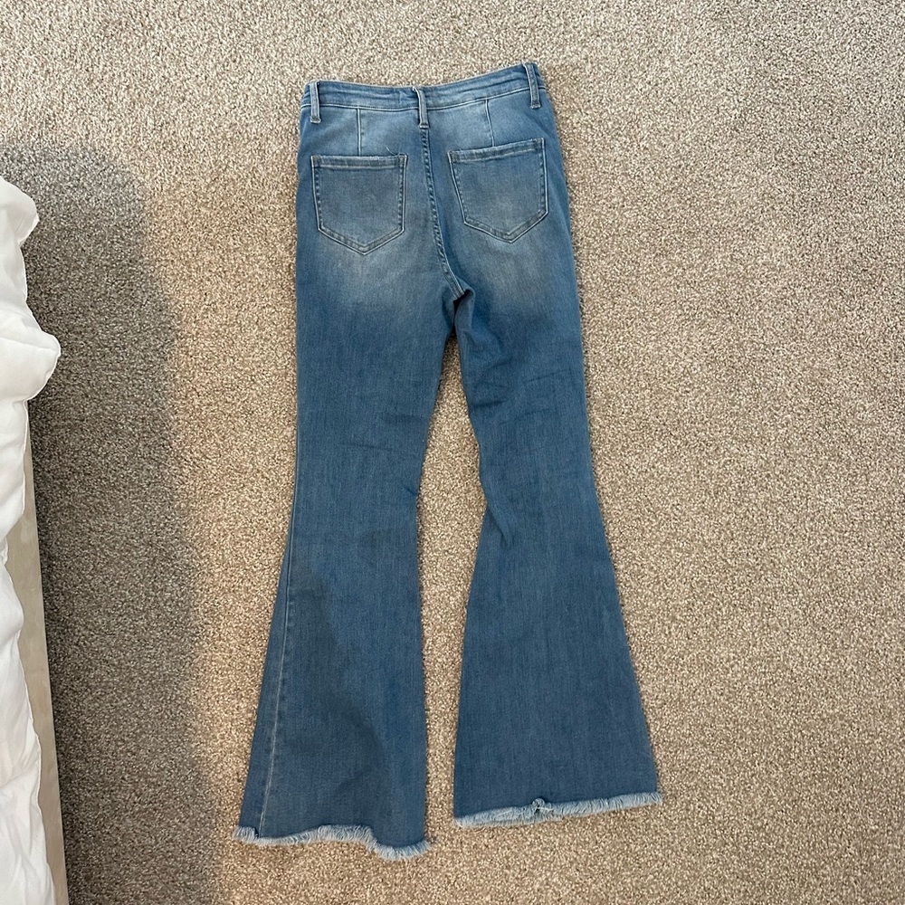 Altar’d State Distressed Flare Jeans - Picture 7 of 7